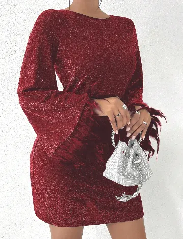 Rochie scurta SHEIN, rosu