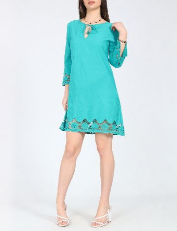 Rochie scurta Zara, turcoaz