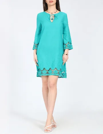 Rochie scurta Zara, turcoaz