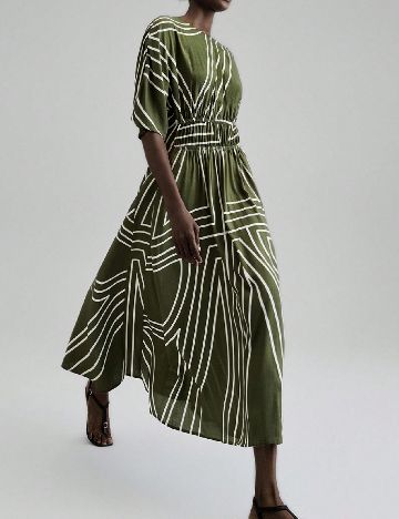 Rochie medie SHEIN, verde