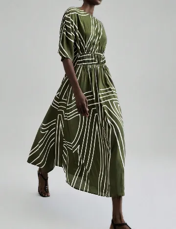 Rochie medie SHEIN, verde