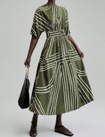 Rochie medie SHEIN, verde