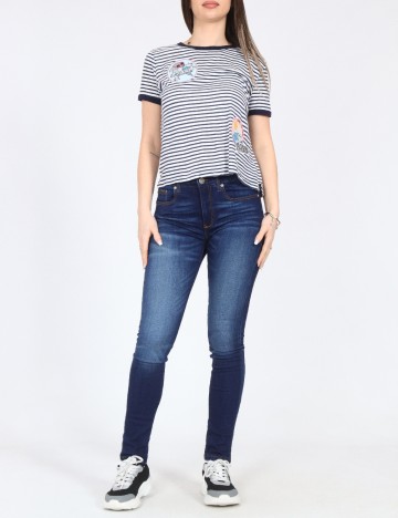 Tricou Bershka, bleumarin