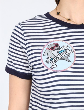 Tricou Bershka, bleumarin