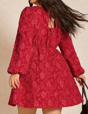 Rochie scurta SHEIN CURVE, rosu