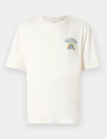 Tricou Hollister, ecru