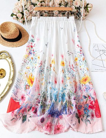 Fusta SHEIN CURVE, mix culori