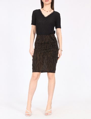 Fusta Zara, verde inchis