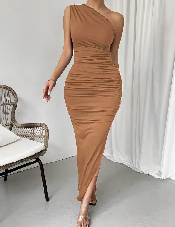 Rochie lunga SHEIN, maro