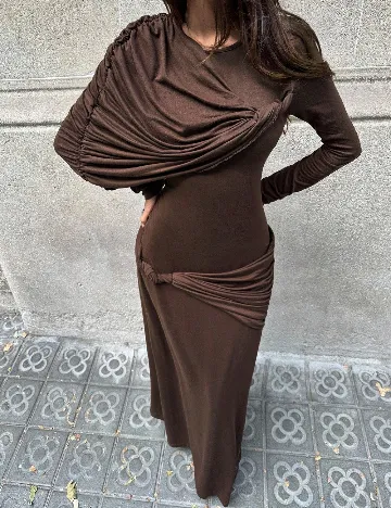 Rochie lunga SHEIN, maro