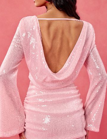 Rochie scurta SHEIN, roz