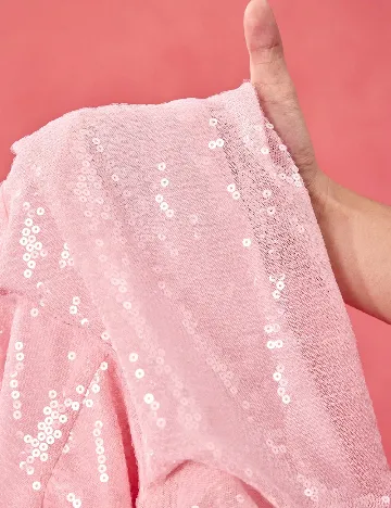 Rochie scurta SHEIN, roz