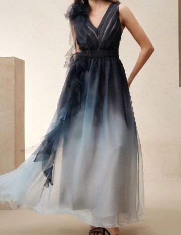 Rochie lunga Anewsta, mix culori