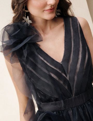 Rochie lunga Anewsta, mix culori