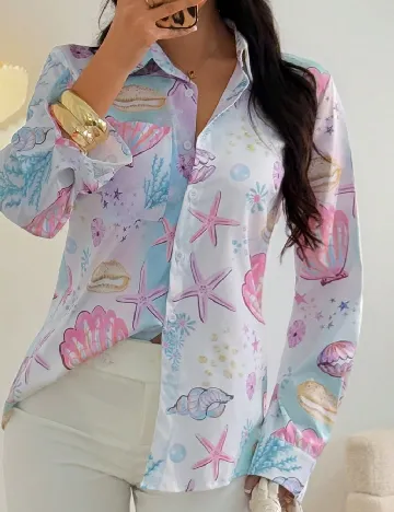 Camasa SHEIN, mix culori