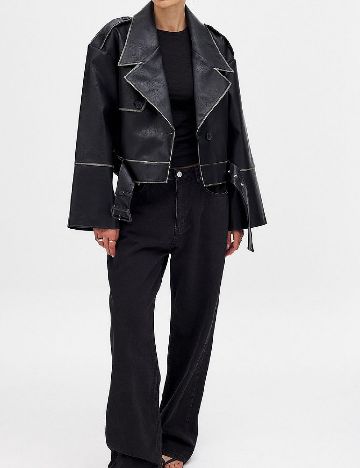 Jacheta NA-KD, negru