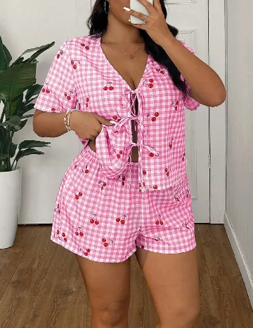 Compleu SHEIN CURVE, roz