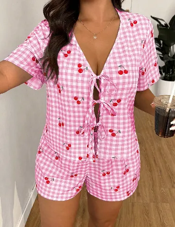 Compleu SHEIN CURVE, roz