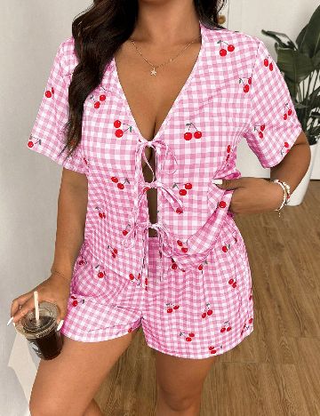 Compleu SHEIN CURVE, roz