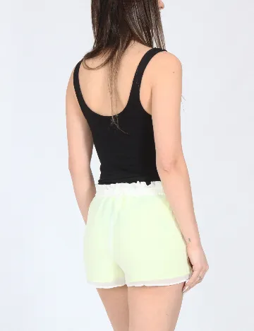 Pantaloni scurti Bershka, verde
