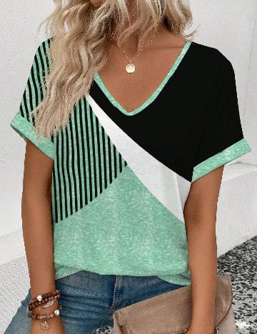 Tricou SHEIN, verde