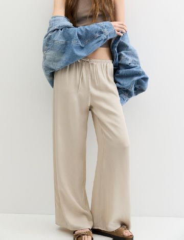 Pantaloni Pull&Bear, bej