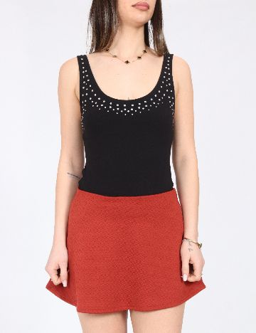 Fusta Zara, caramiziu