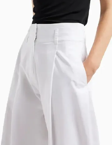 Pantaloni Armani Exchange, alb