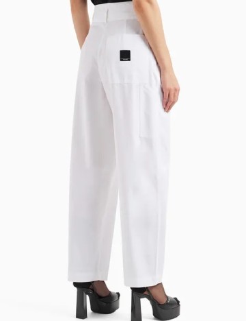 Pantaloni Armani Exchange, alb