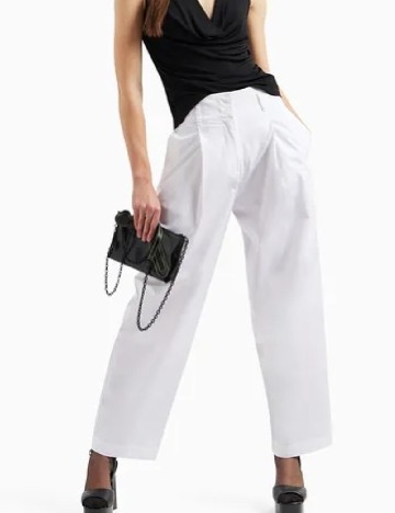 Pantaloni Armani Exchange, alb