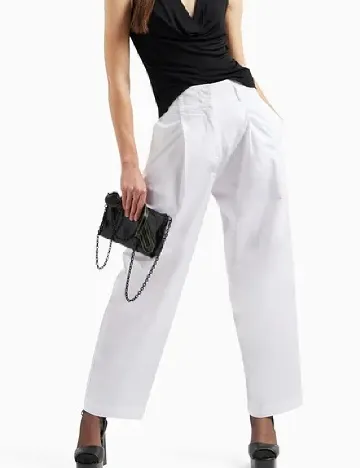 Pantaloni Armani Exchange, alb