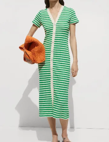 Rochie medie Mango, verde