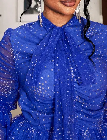 Rochie scurta SHEIN CURVE, albastru