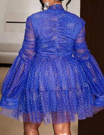 Rochie scurta SHEIN CURVE, albastru