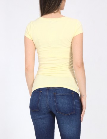 Tricou Bershka, galben