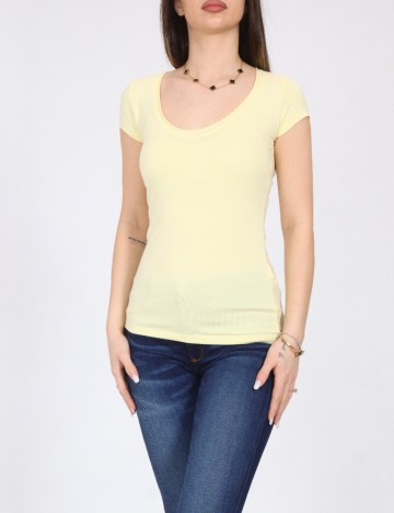 Tricou Bershka, galben