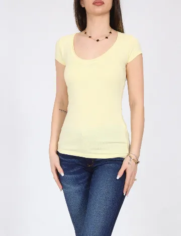 Tricou Bershka, galben