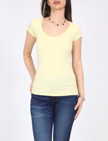 Tricou Bershka, galben