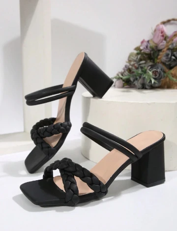 Sandale SHEIN, negru