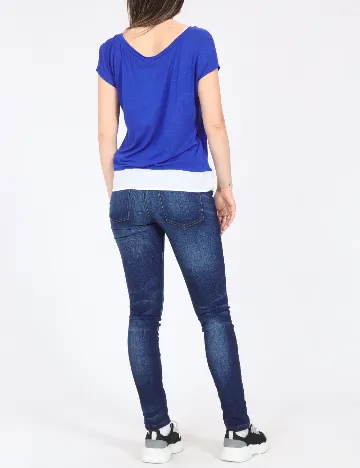 Top Bershka, albastru