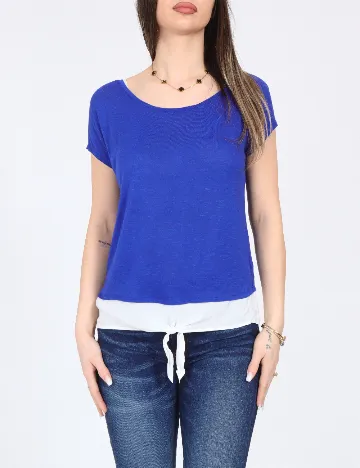 Top Bershka, albastru