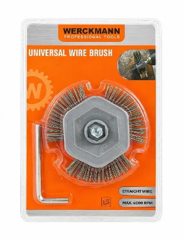 Perie universală de sârmă  Ø 100 x 0,7 mm Werckmann, gri