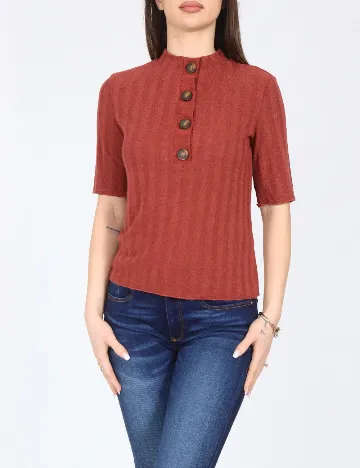 Bluza Zara, caramiziu