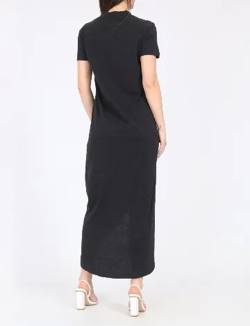 Rochie lunga Zara, gri inchis