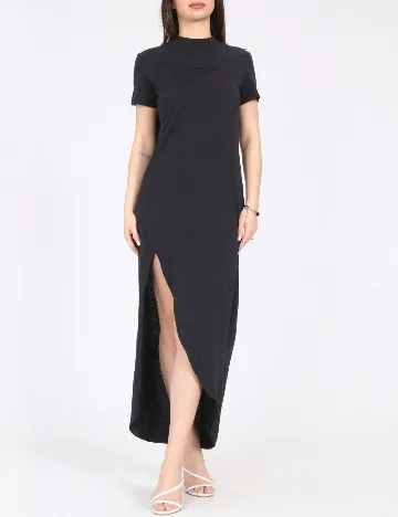 Rochie lunga Zara, gri inchis