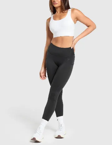 Bustiera Gymshark, alb