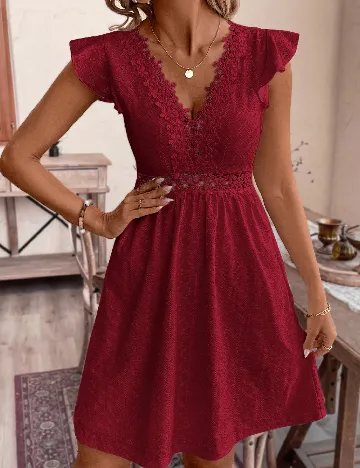 Rochie scurta SHEIN, visiniu