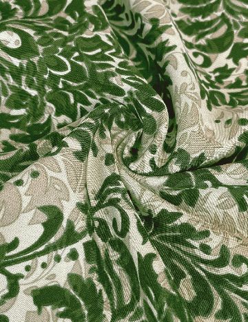 Rochie lunga SHEIN Maternity, verde/crem