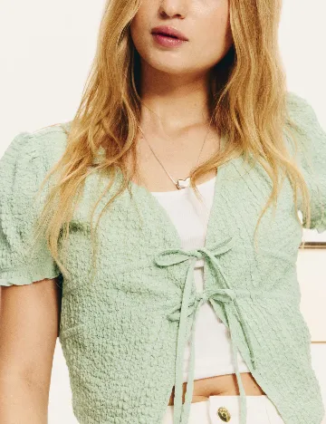 Top H&M, verde