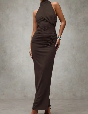 Rochie lunga SHEIN, maro